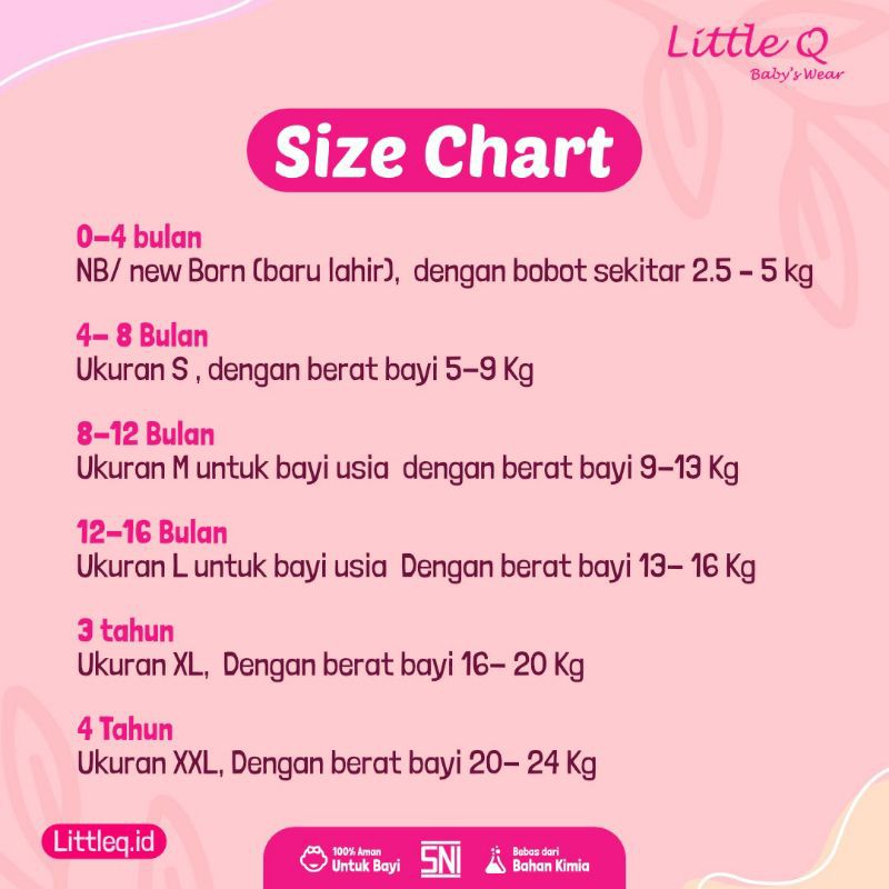 LittleQ kaos kutung bis warna