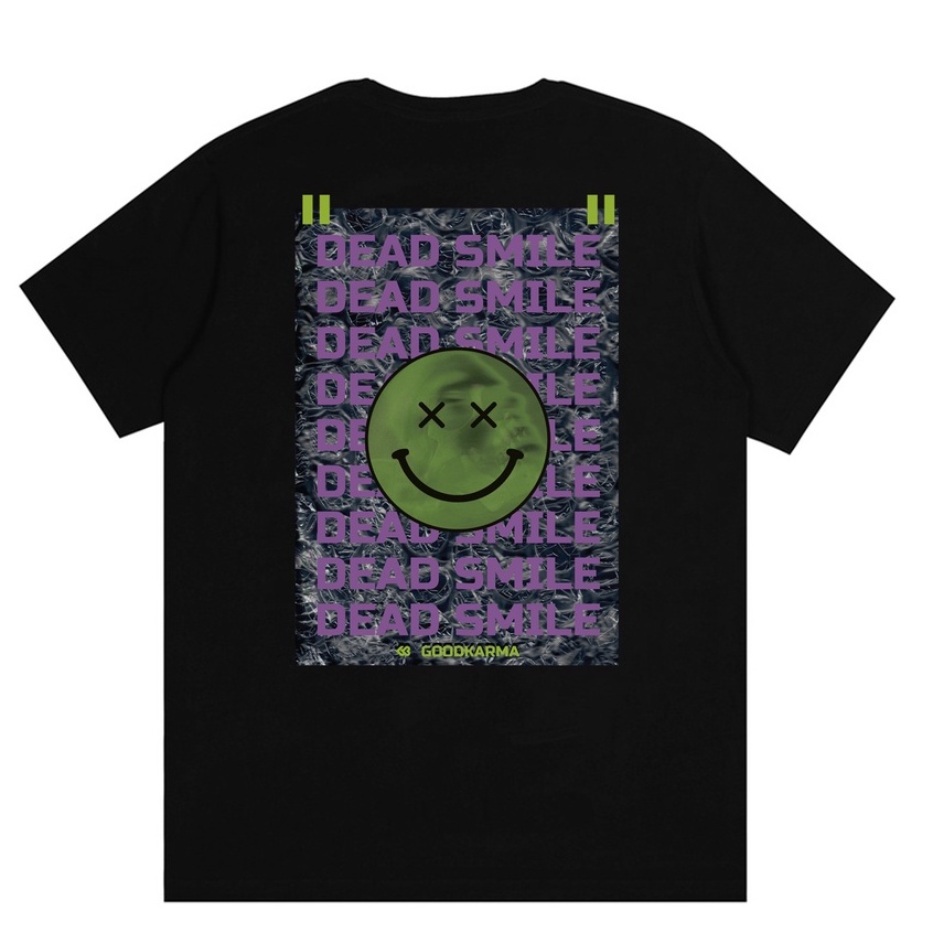 GoodKarma Tshirt Dead Smile Black (0031)