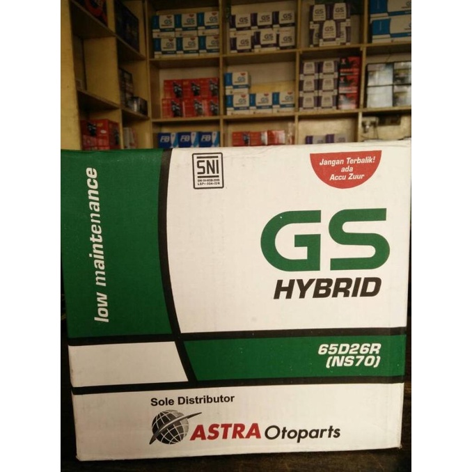 Aki Mobil Mitsubishi Kuda Bensin NS70 GS Astra Hybrid Aki Basah electra87 Buru Order