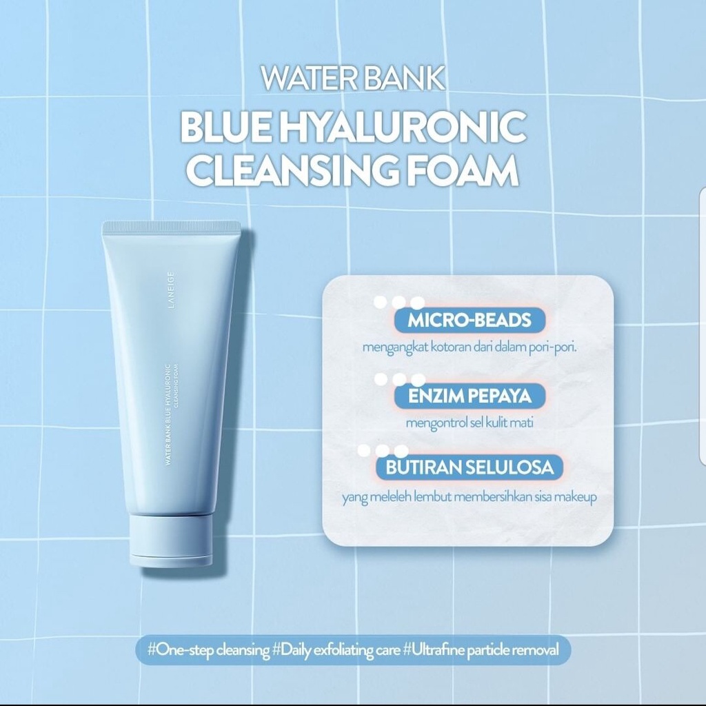 LANEIGE Water Bank Blue Hyaluronic Cleansing Foam 150gr