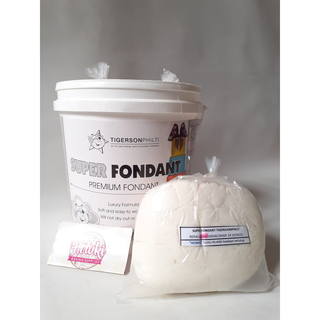 

Fondant Tigerson White Repack 1kg