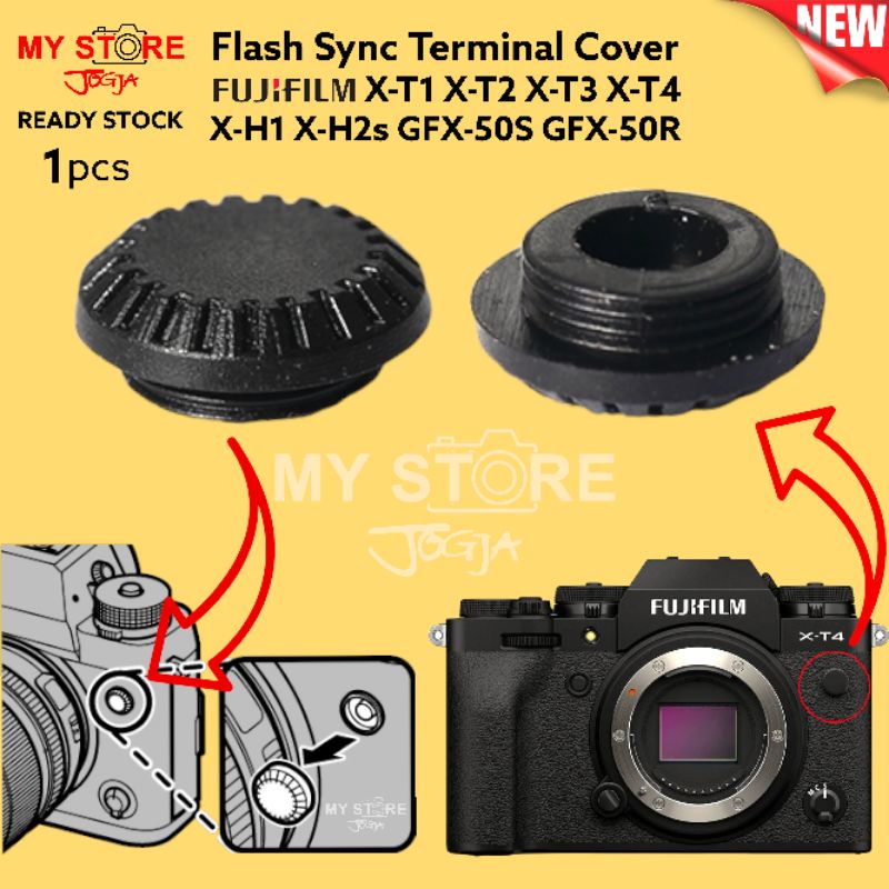 Jual Flash sync terminal cover cap port camera fujifilm XT1 XT2 XT3
