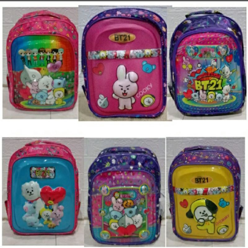 tas sekolah sd embos 7 varian bts