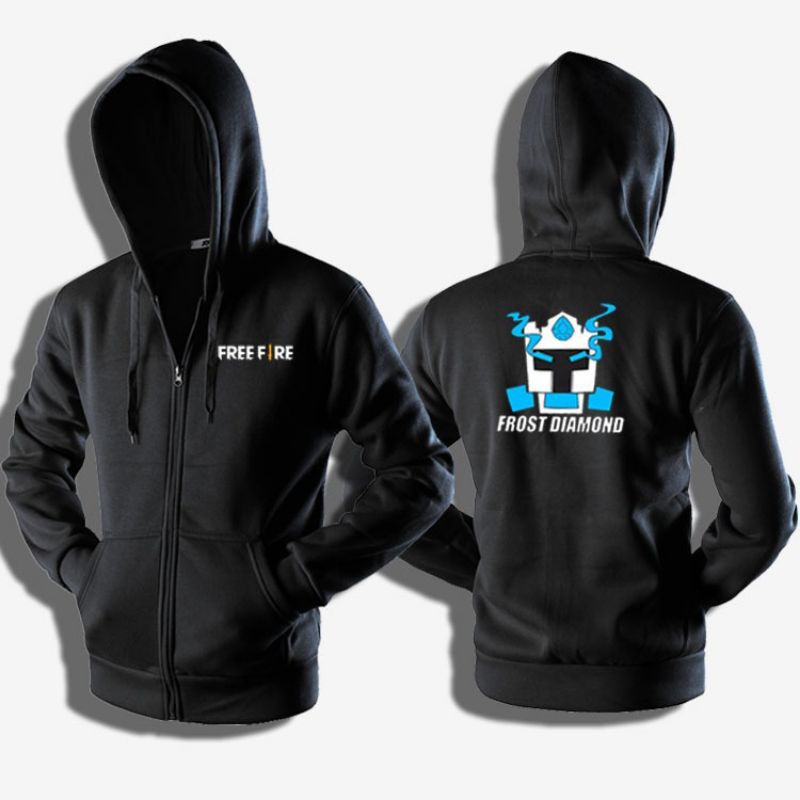 Jaket Dewasa Zipper Free fire Frost Diamond