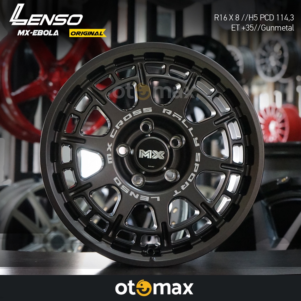 Jual Velg Mobil Lenso Mx Ebola Ring Gunmetal Shopee Indonesia