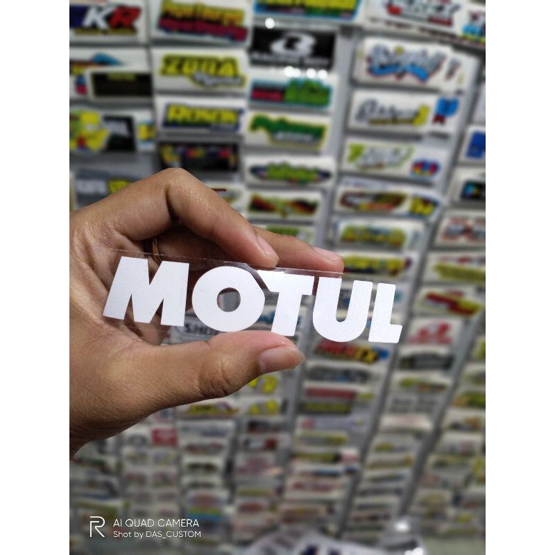 sticker cutting MOTUL , CUTING STIKER Untuk HELM BODY MOTOR