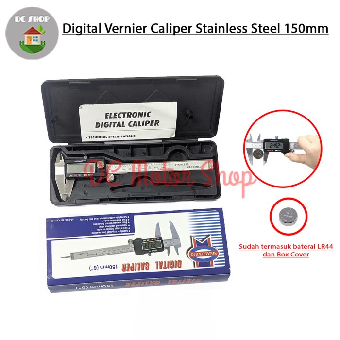 

Jangka Sorong Sigmat Digital Vernier Caliper / Kaliper 150Mm Stainless