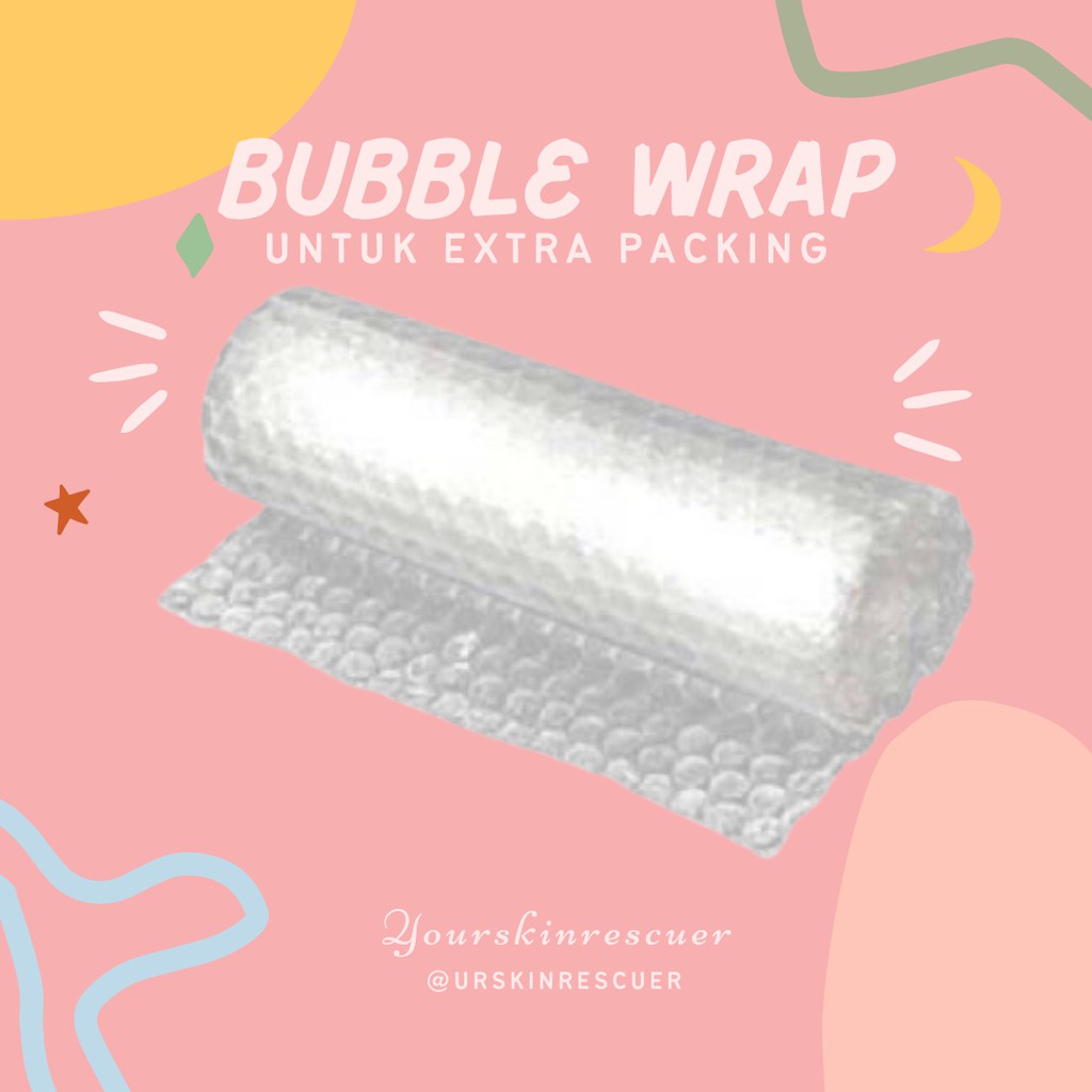 

BUBBLE WRAP EXTRA UNTUK PACKING