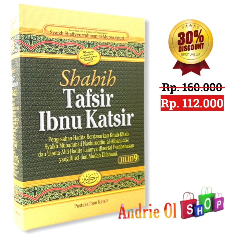 Terjemah Shahih Tafsir Ibnu Katsir Jilid 9 | Pustaka Ibnu Katsir