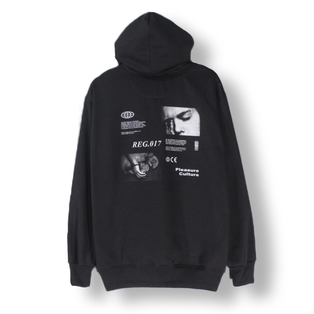 HOLDHAND HOODIE PULLOVER BLACK CASUAL SABLON PREMIUM ORIGINAL HOLDHAND