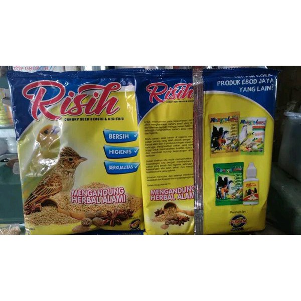 RISIH KENARI EBOD JAYA PAKAN BURUNG KENARI BRANJANGAN