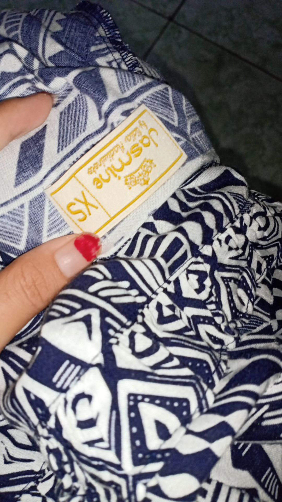 Annaya Dress Original By Jasmine Gamis Motif Etnik Batik Adem Xs S M L Xl Black Canary Navy Hazelnut