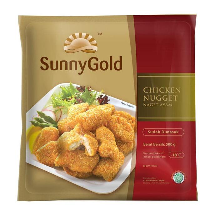 

MAKANAN BEKU / SUNNY GOLD CHICKEN NUGGET 500 GR NON COD