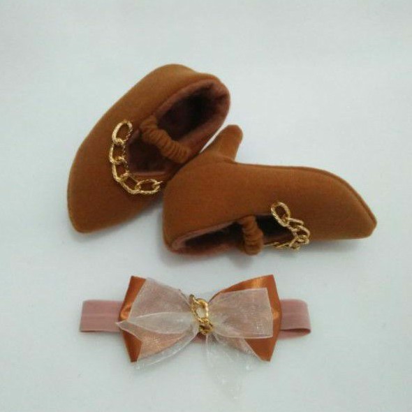 1 set ( sepatu heels+ bando)