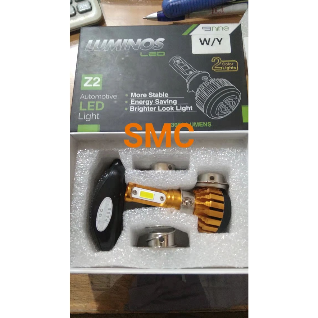 LUMINOS  LAMPU DEPAN LED Z2 W/Y 2 WARNA LED TERANG TOP QUALITY