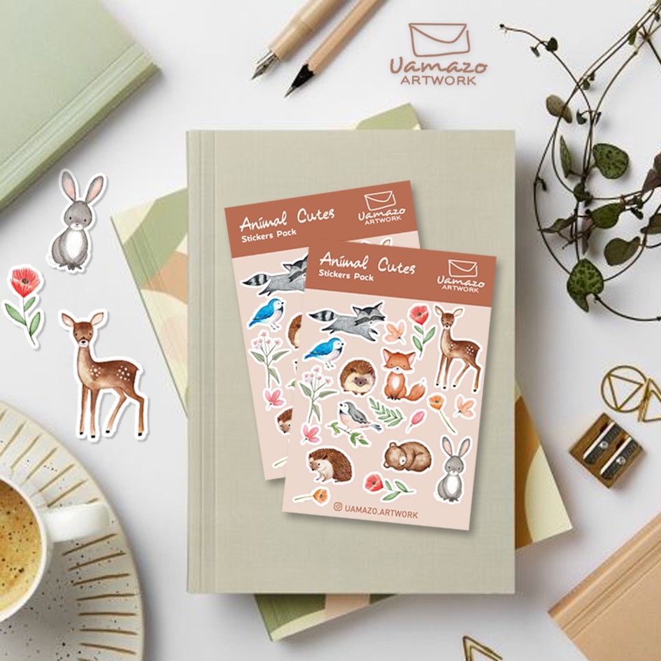 

Sticker Pack / Animal Cutes / Sticker Tumblr / Sticker Lucu / Sticker Aesthetic / Sticker Scrapbook