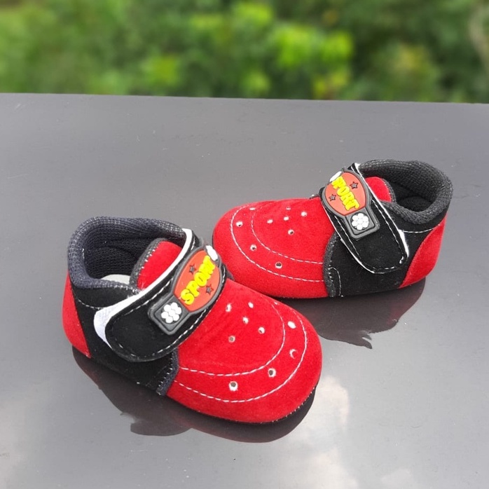 TOKOERS PRL01 Sepatu Bayi Prewalker anak 1 s/d 12 bulan - Motif Sport Lucu