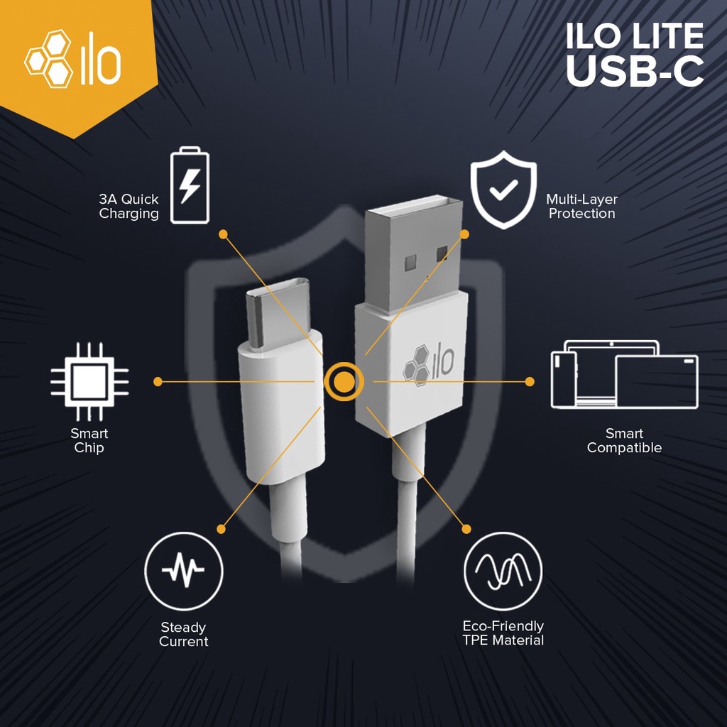 ILO Lite Type C Support Fast Charging