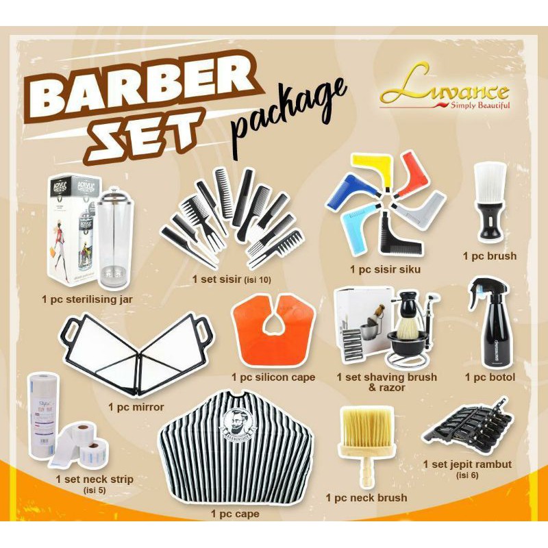 paket barbershop/barbershop set/barbershop/paket alat barbershop/alat barber
