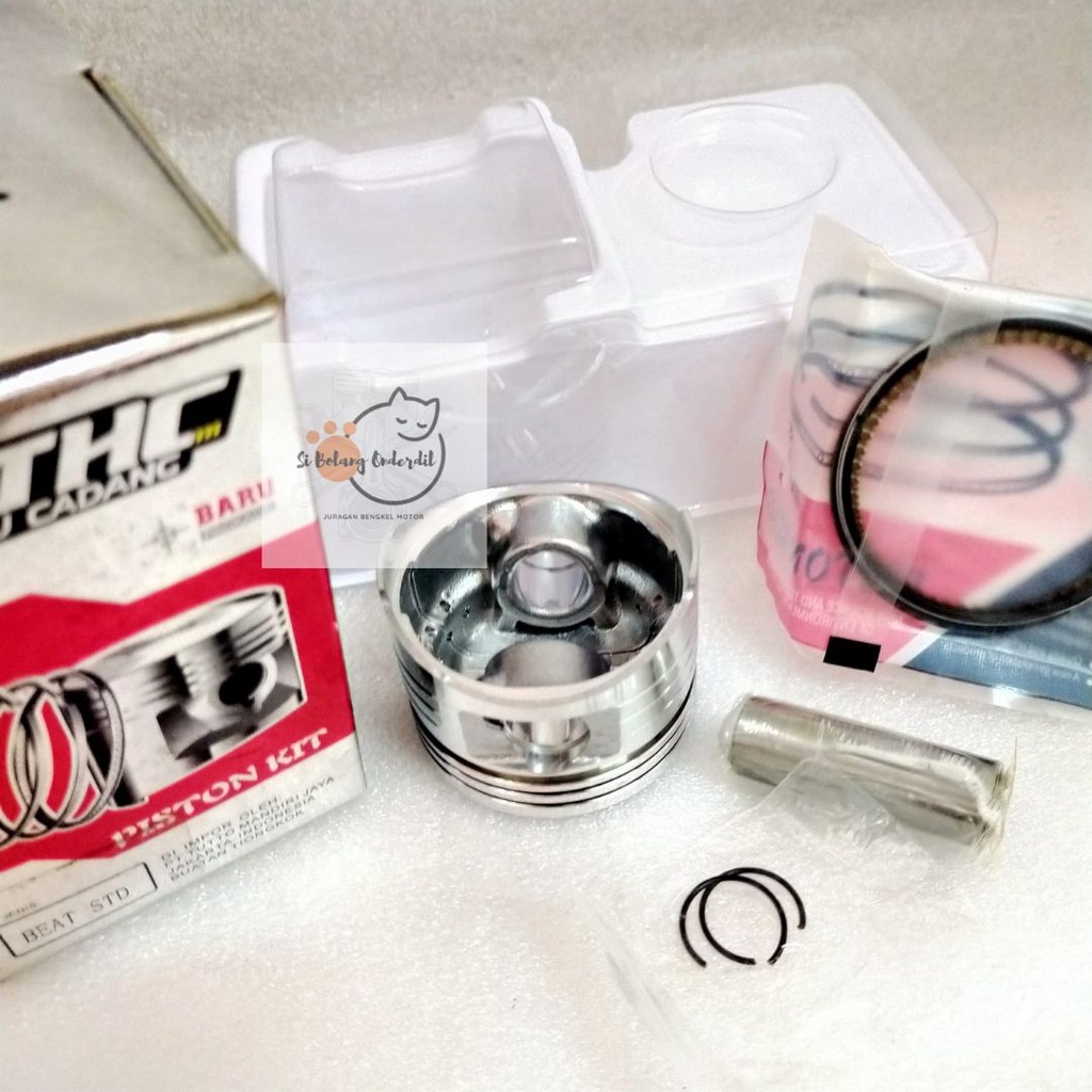 PISTON KIT SEHER SET BEAT KARBU BEAT FI INJEKSI KZL OS STD 100 THALLAND/RTHC