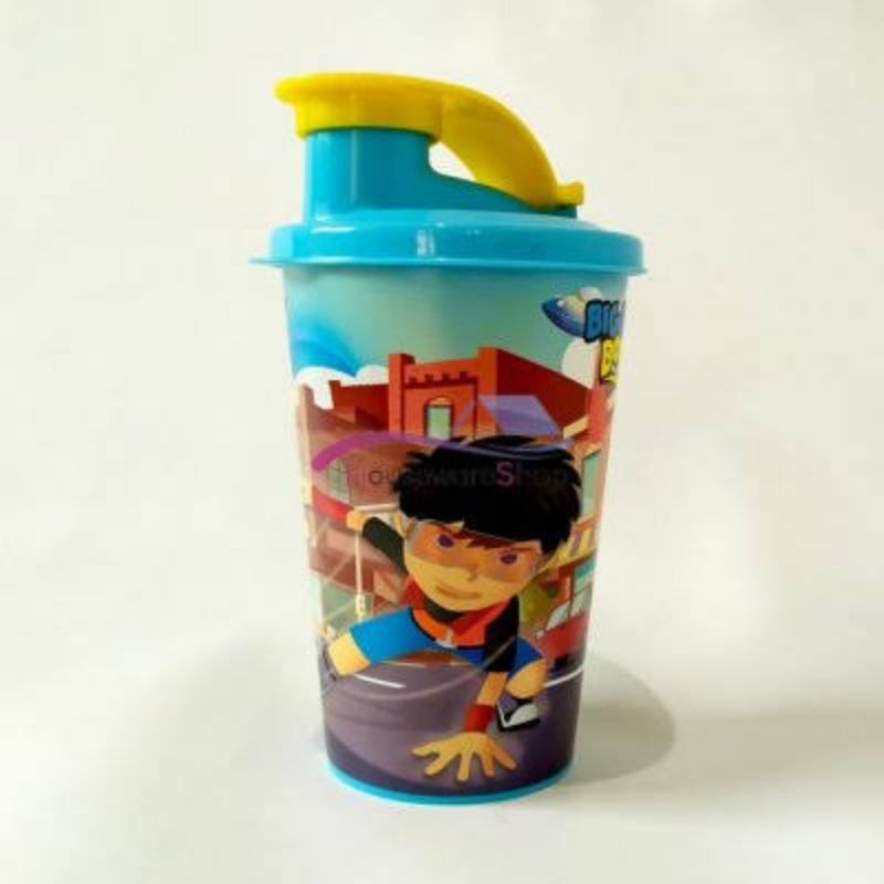 Gelas Tumbler Anak 300ml | Botol Minum Plastik Wadah Minuman Bekal Sekolah Anak2 Kartun Animasi | Souvernir Murah Ulang Tahun