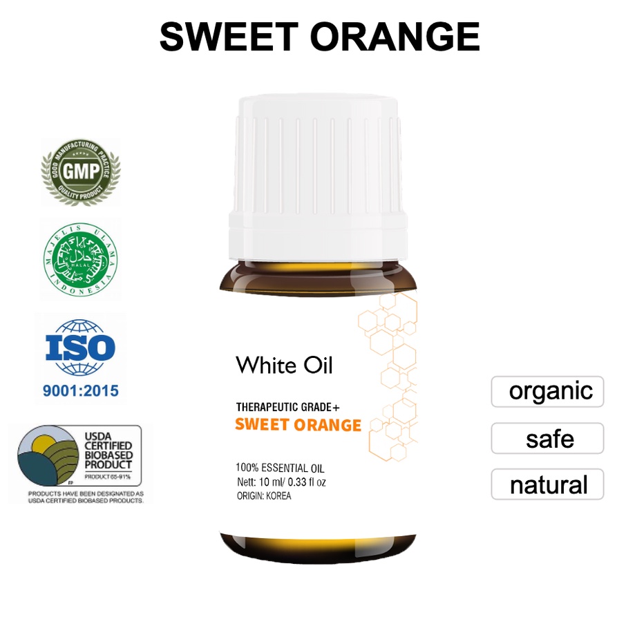 Sweet Orange Essential Oil Aromaterapi By White Essential