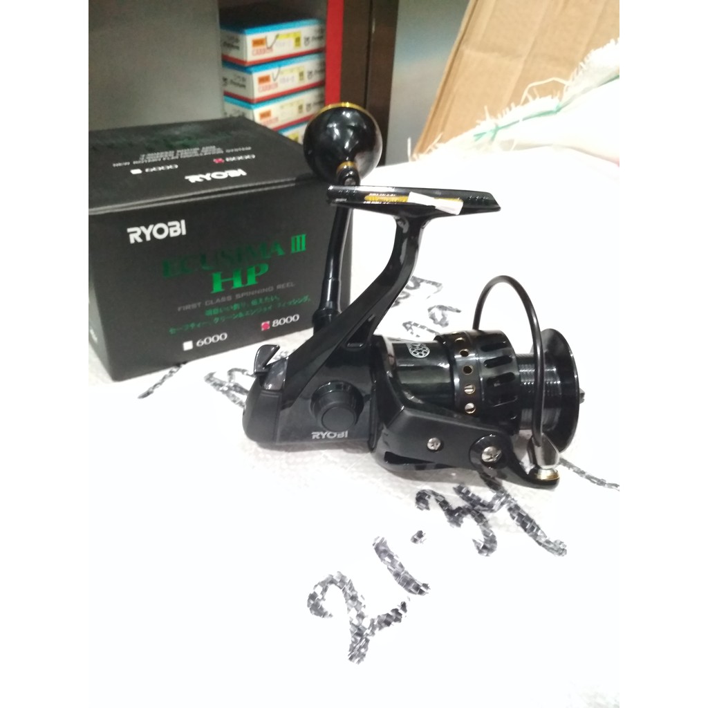 Reel Spinning Ryobi Ecusima III HP 8000