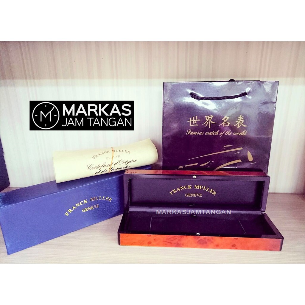 Jual Kotak Jam Tangan Box Jam Tangan Franck Muller FM Full Set