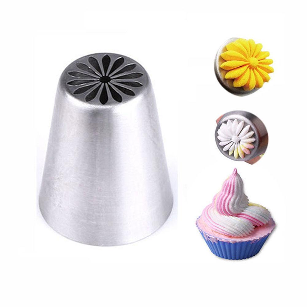 Populer Tulip Nozzle DIY Rusia Sugarcraft Icing Piping Dekorasi Kue