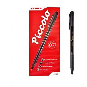 

PULPEN ZEBRA PICCOLO SEMI GEL FINE 0.7mm TINTA HITAM DAN BIRU PER PCS