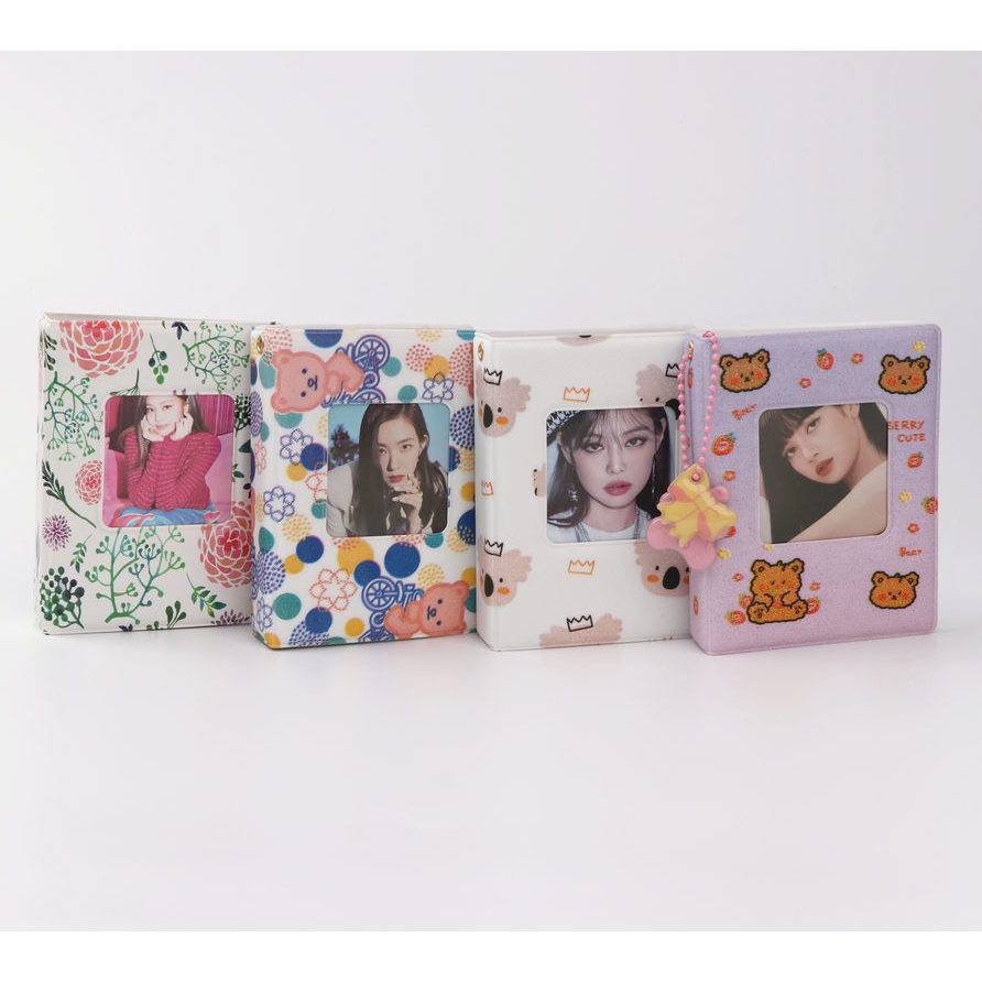 Matte Cover 3inch Album Foto 32saku Mini Card Holder Untuk Koleksi Kartu Photocard Kpop