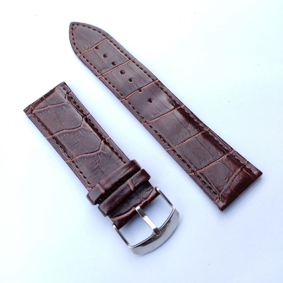 Strap Tali Jam Tangan Kulit Leather Motif 24mm