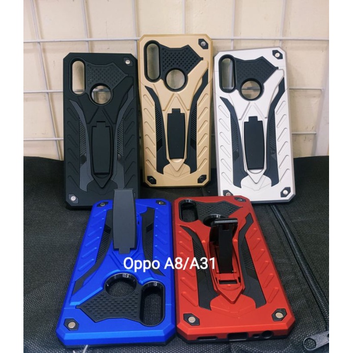 Phantom Case Robot Case Oppo A8 Oppo A31 Stand Iron Robot (MAO)