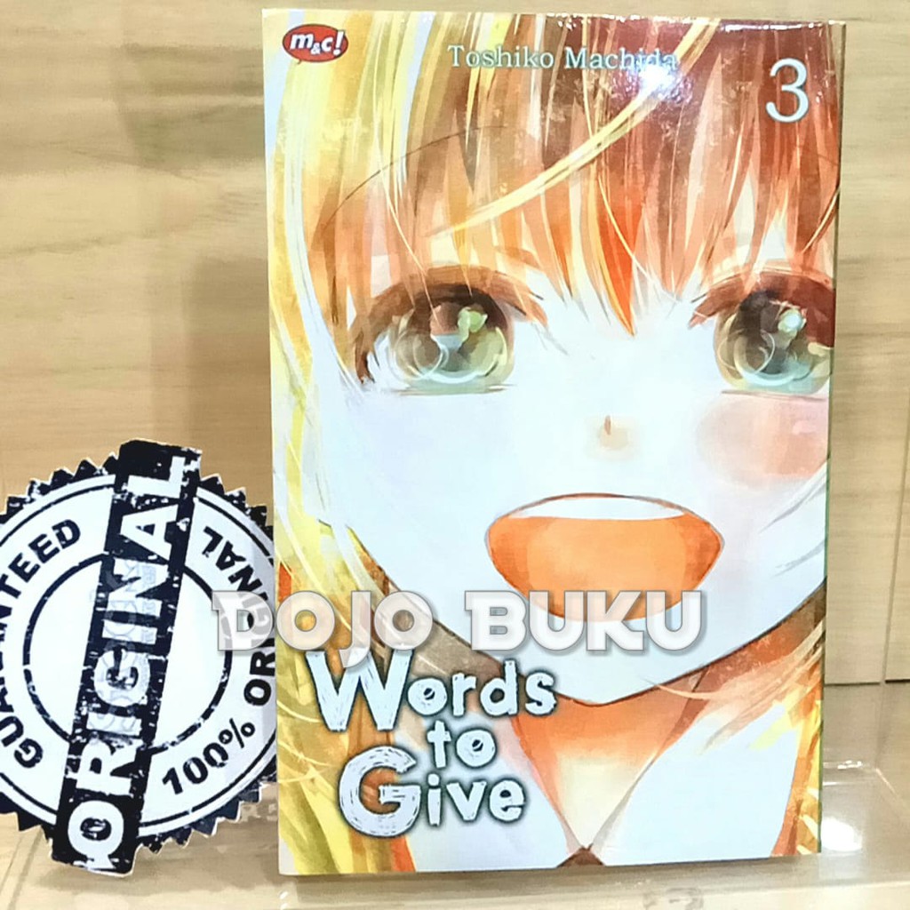 Komik Seri : Words to Give by TOSHIKO Machida