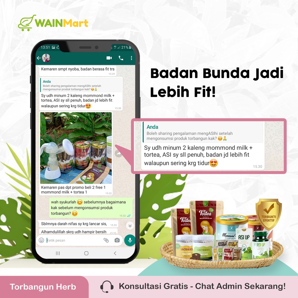 [LIMITED PROMO] Mommond Milk Premium: Pelancar ASI Booster Almond Torbangun Herb Ekstrak Torbangun Tea Momond Milk Torbangun ASI UP Tortea Teh Torbangun