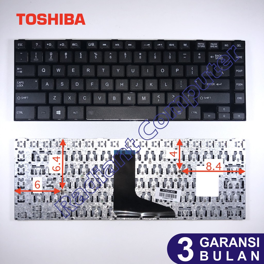 Keyboard Toshiba C40-A C40D-A C40T-A C45-A C45D-A C45T-A