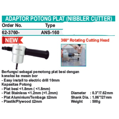 WIPRO ADAPTOR POTONG PLAT (NIBBLER CUTTER) ORIGINAL ORI WIPRO