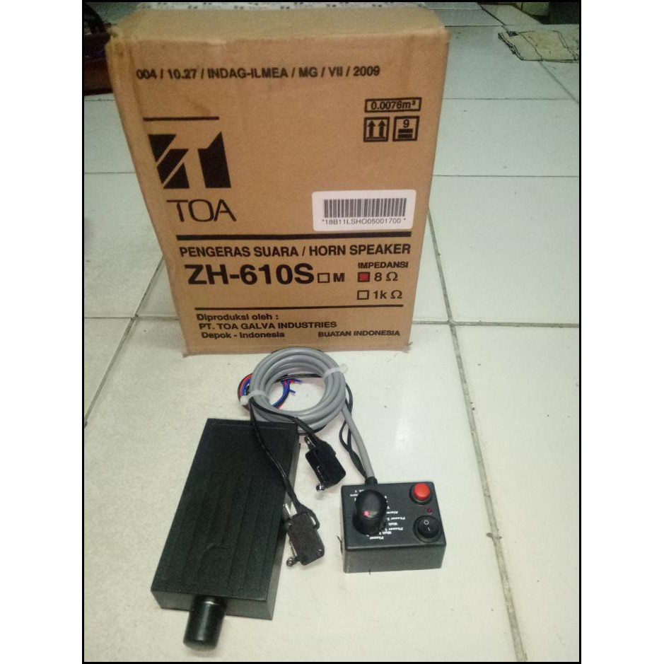 Modul Sirine Patwal 12 Suara Dobel Tone +Toa 10Watt