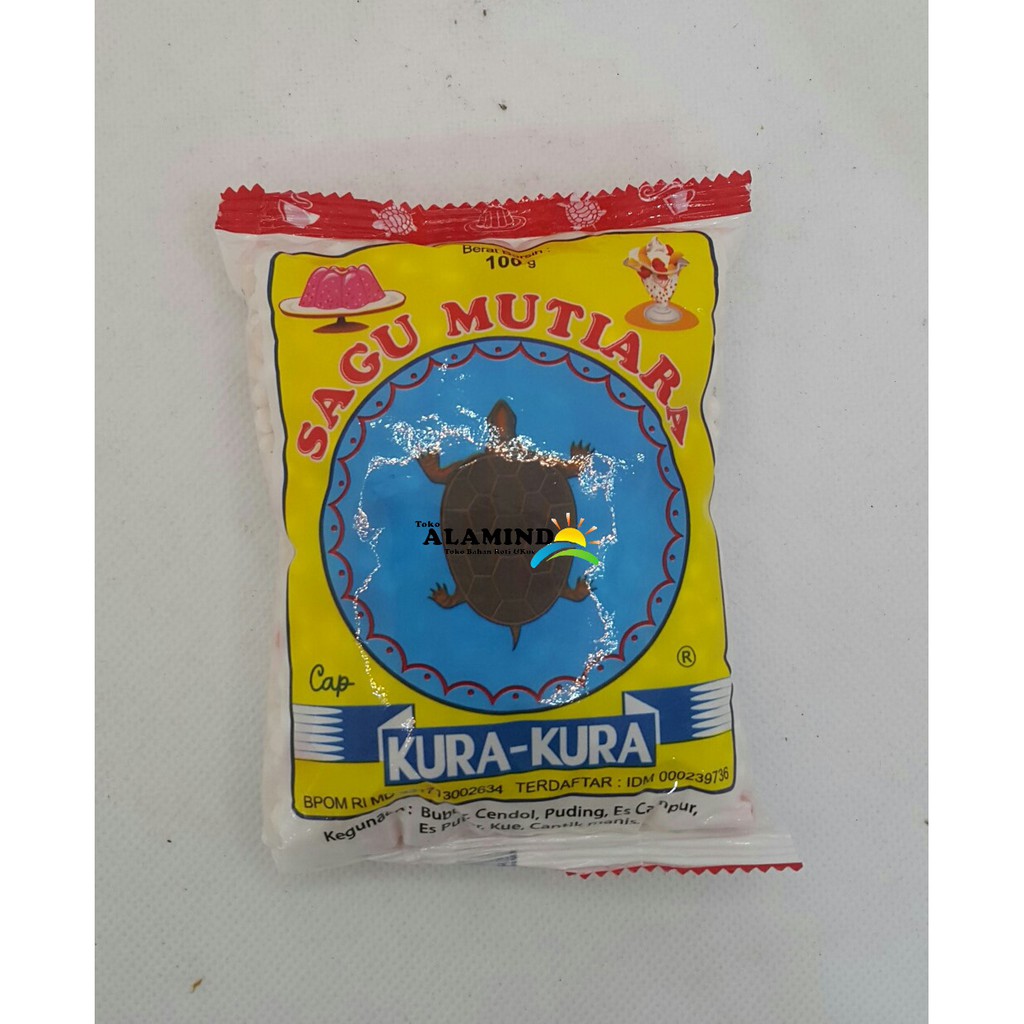 

Sagu Mutiara Cap Kura 100gr