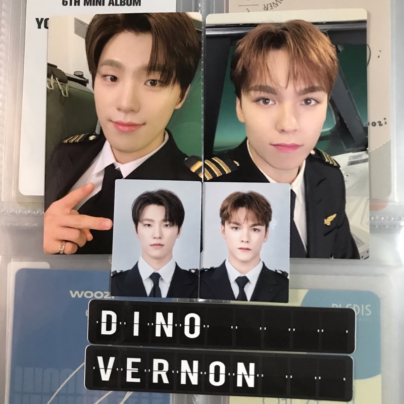 membership kit pc photocard seventeen pilot dino vernon set