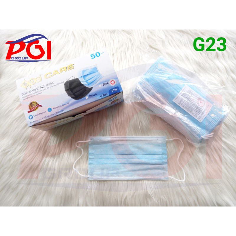 G ( G23 ) MASKER HEADLOOP 3 PLY / MASKER MEDIS ANTI DEBU DAN BAKTERI / KUALITAS TERBAIK