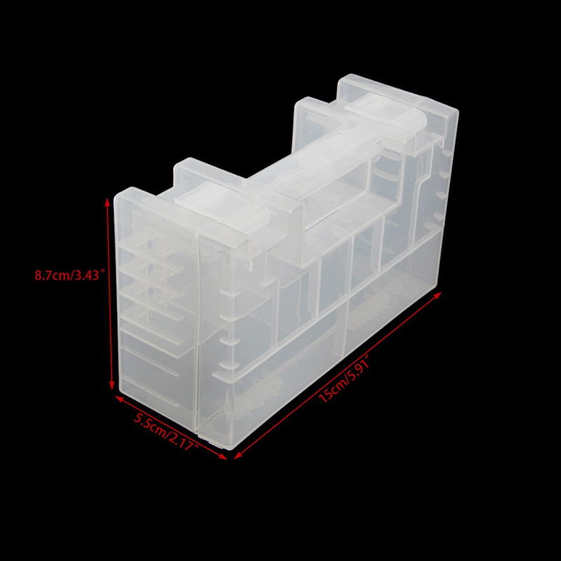 CRE  Plastic Case/Organizer/Holder/Container Battery Storage Box for AAA 9V Battery