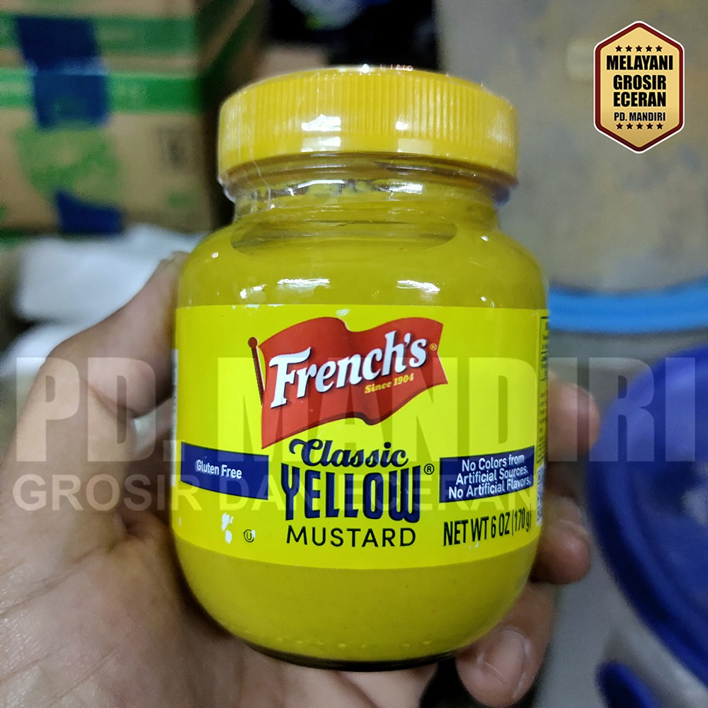 

FRENCH'S CLASSIC YELLOW MUSTARD 6 OZ 170 GR