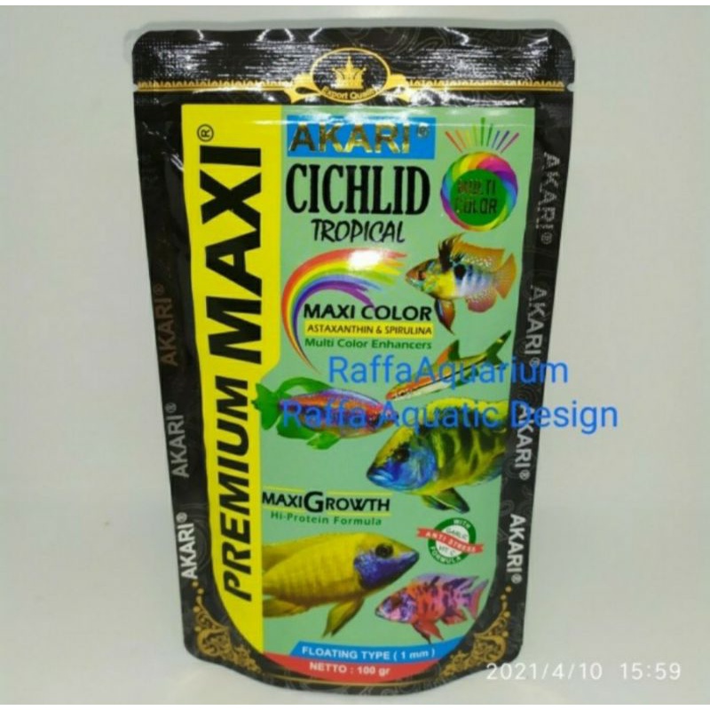 PELLET AKARI PREMIUM MAXI cichlid trofical