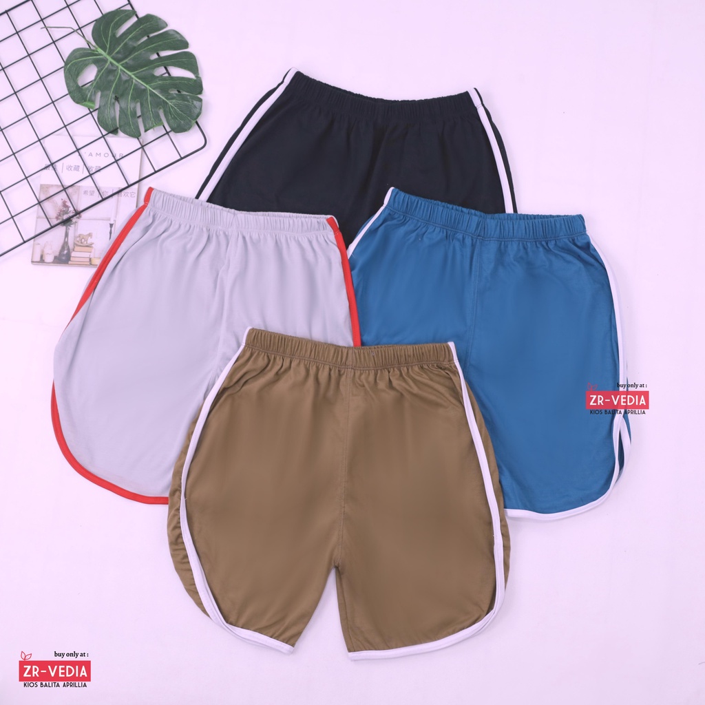 List Short Pants Wanita fit to XXL / Celana Pendek Polos Dewasa Dalaman Pendek Murah Adem ZR Vedia