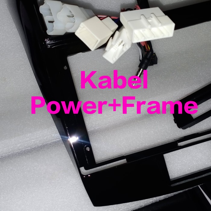 FRAME FASCIA HU 9" UTK AVANZA VELOZ DAN XENIA 2012-2018