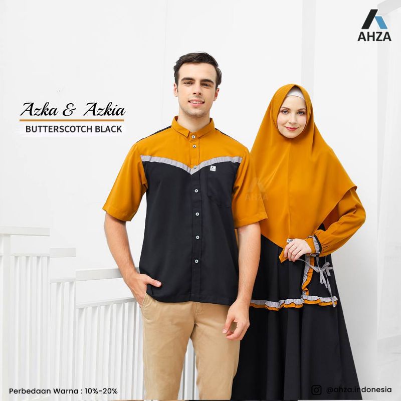 SET COUPLE AZKA AZKIA-KOKO PENDEK-GAMIS SET HIJAB