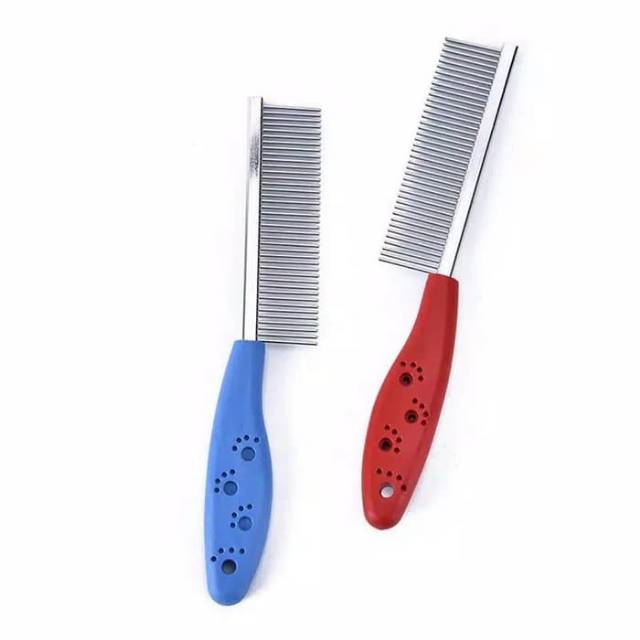 Pet Grooming &quot;STAINLESS 2 SISI&quot; Sisir Stainless Hewan