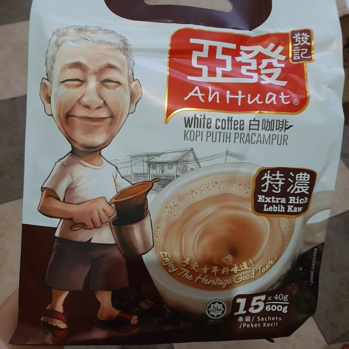 

(BISA COD) ahuat kopi putih /white coffee ori dari malaysia extra rich