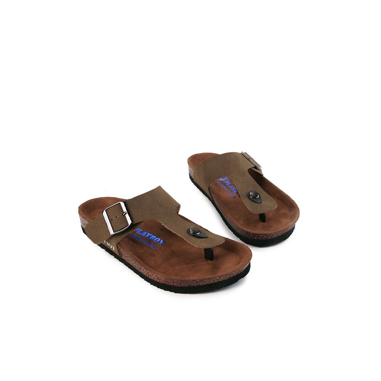 SANDAL JEPIT PLAYBOY PRIA ORIGINAL CASUAL BRANDED ASLI HIJAU PL11